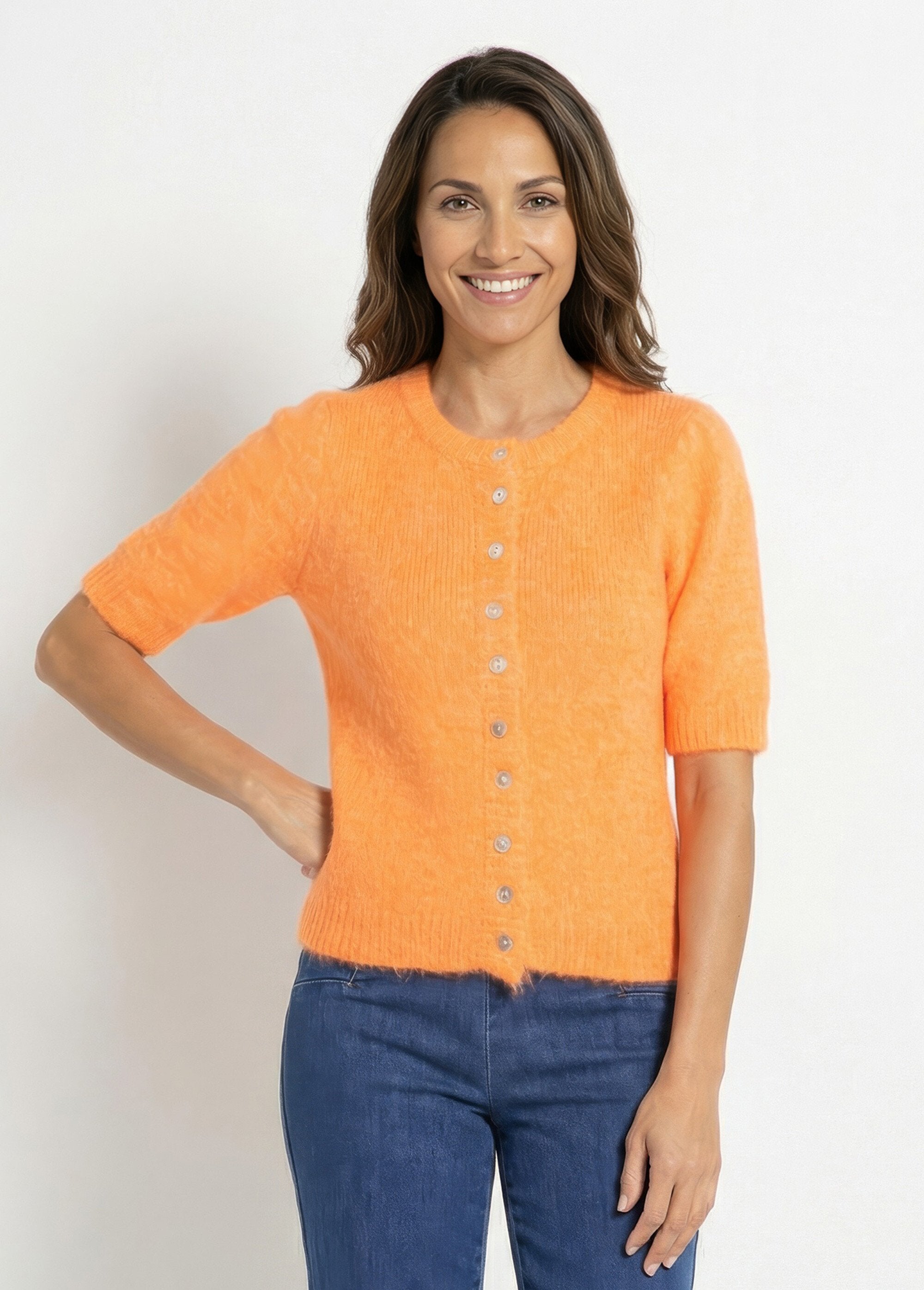 Short-sleeved_cardigan_with_wool_Orange__FA1_slim