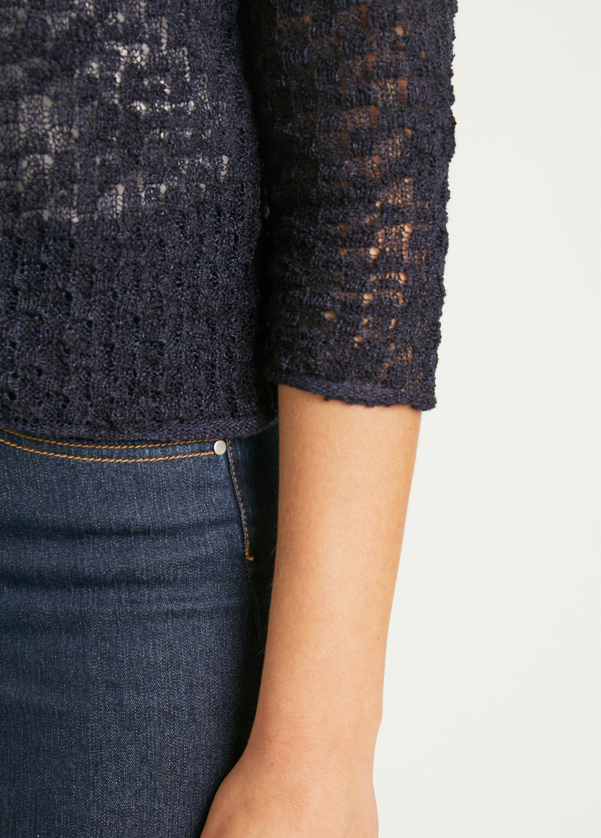 Fancy_knit_bolero_vest_Navy_dark_DE3_slim