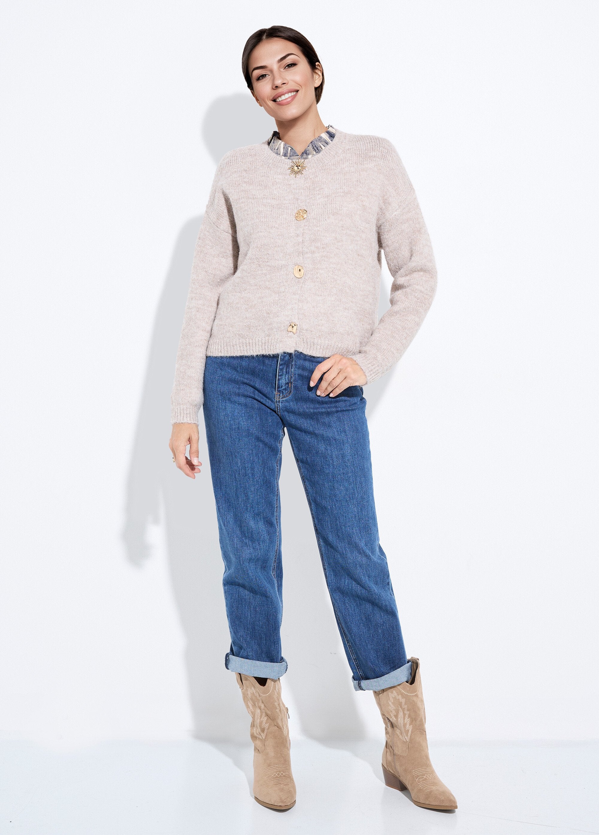 Round_neck_wool_cardigan_with_metal_jewel_buttons_Beige_SF1_slim