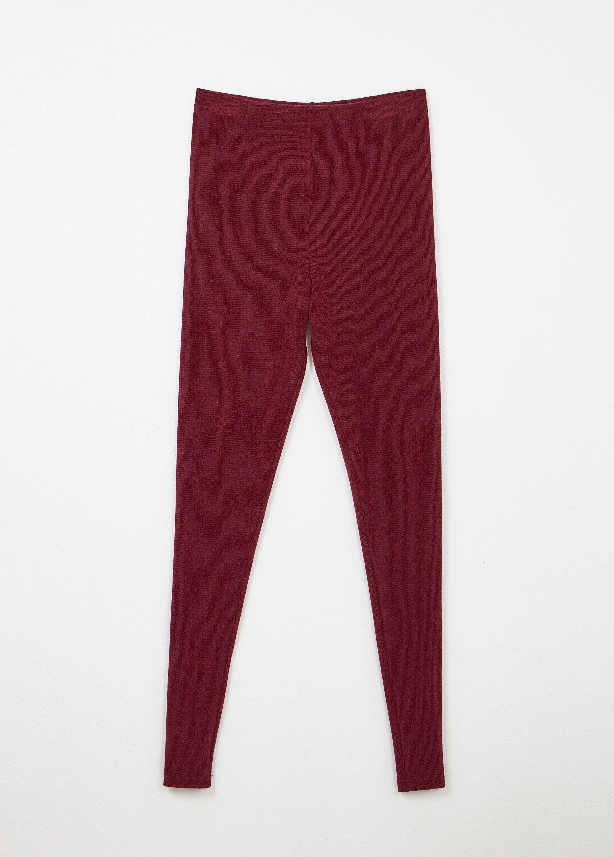 Long_leggings_with_elasticated_waistband_in_warm_knit_fabric_Bordeaux_AP1_slim