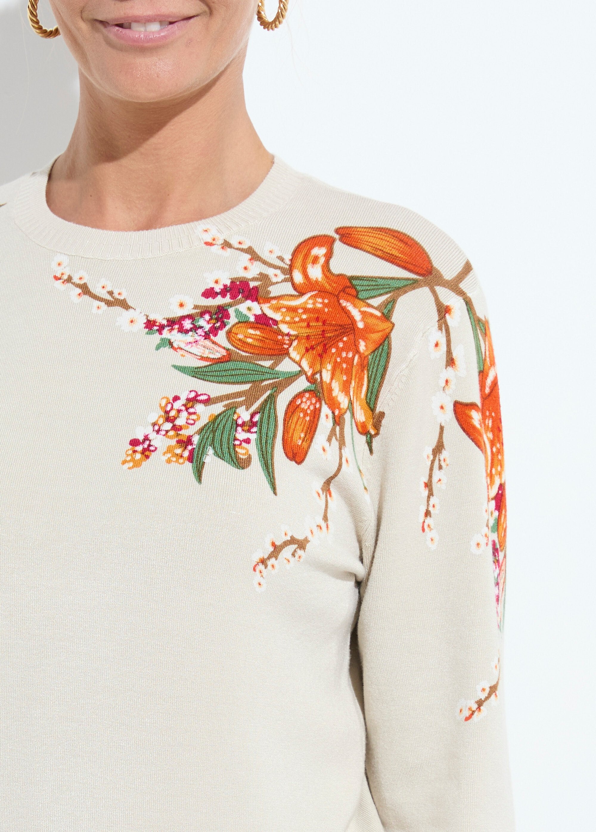 Warm_round_neck_floral_print_long_sleeve_sweater_Beige_DE1_slim