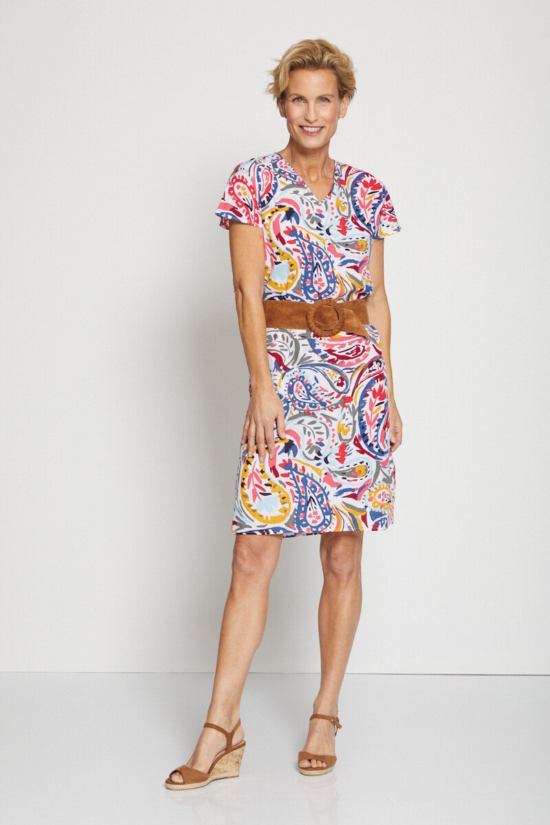 Short_straight_cut_kimono_dress_Multicolor_SF1_slim