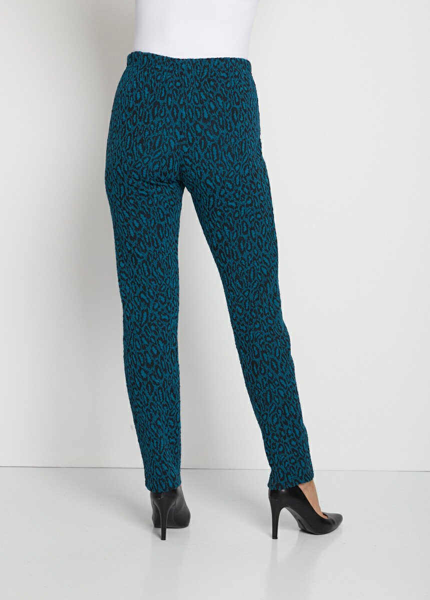 Stretch_jersey_elasticated_waist_leggings_Lagoon_and_black_jacquard_DO1_slim