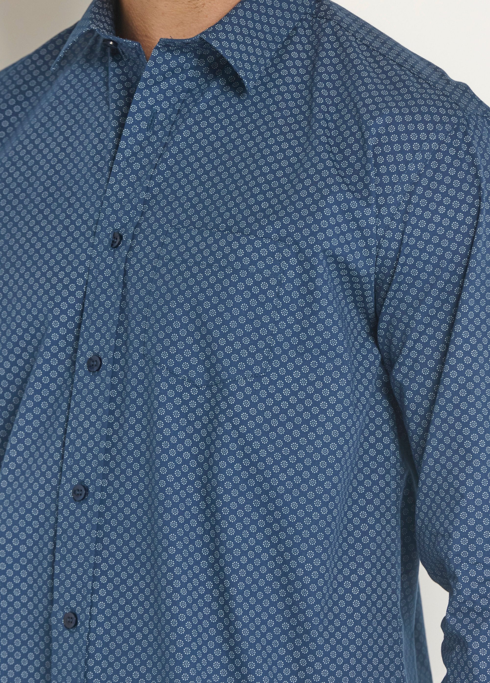 Fancy_checked_cotton_shirt_Marine_DE1_slim