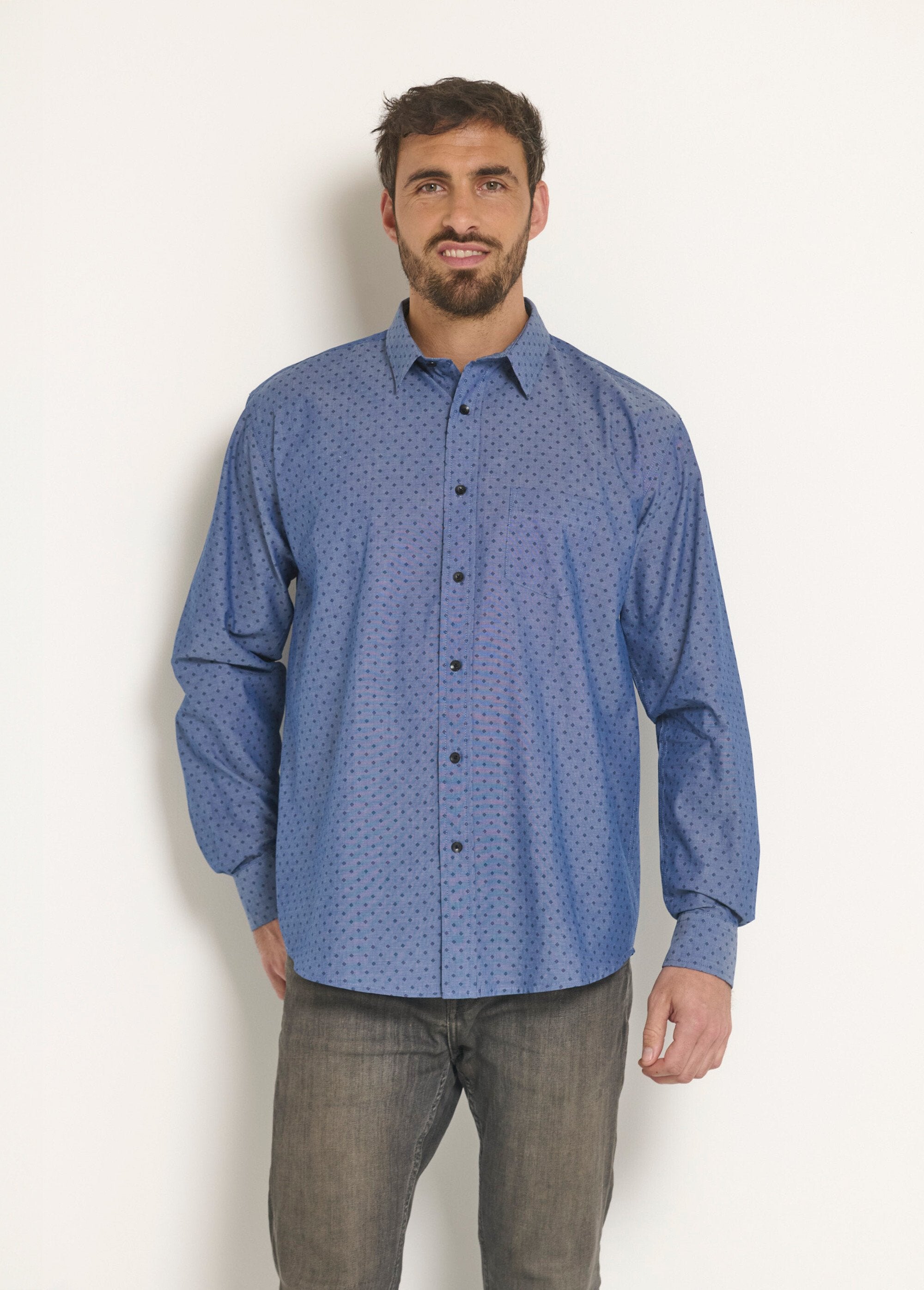 Fancy_printed_chambray_shirt_Blue_FA1_slim