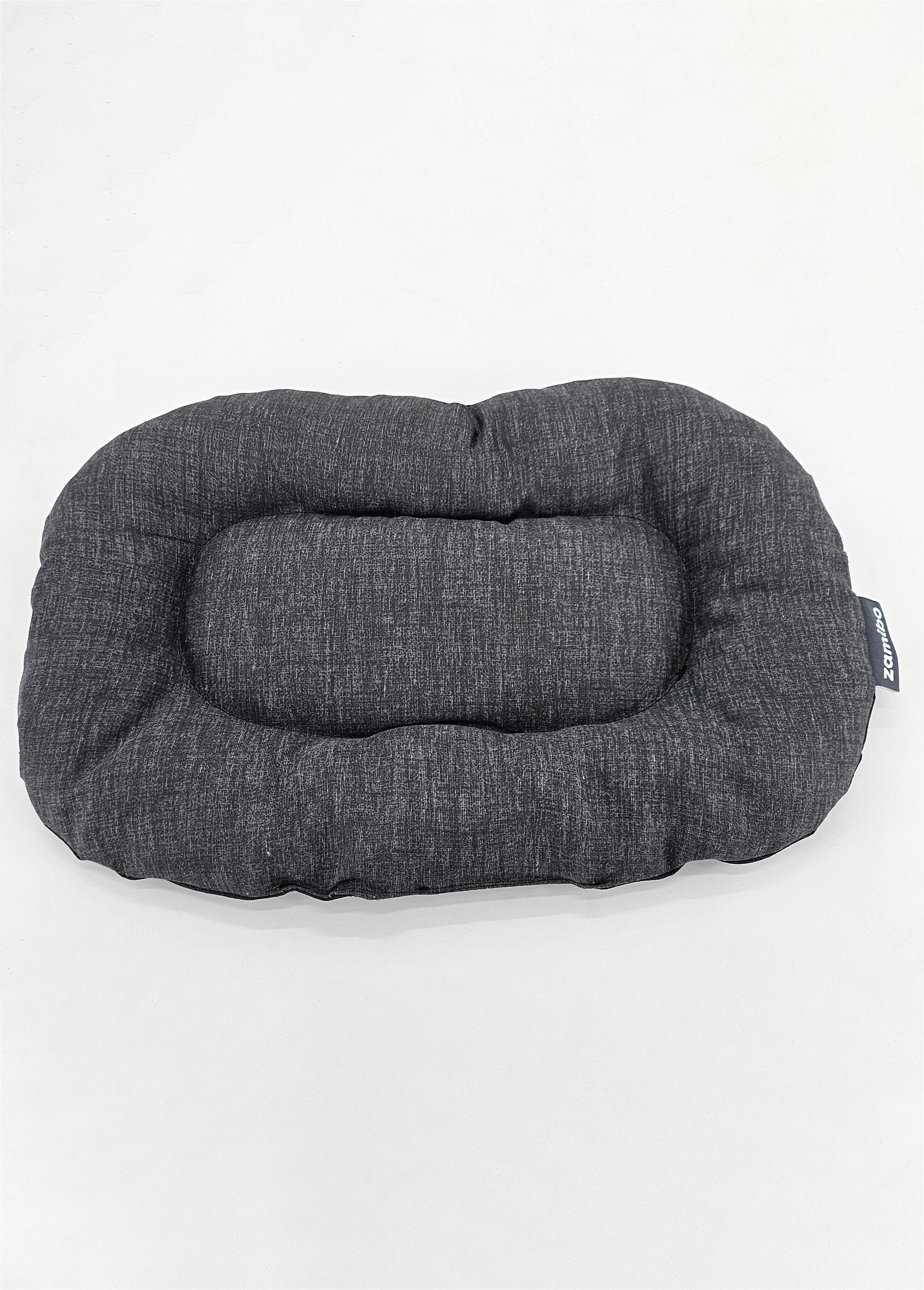 Oval_padded_pet_cushion_Black_FA1_slim