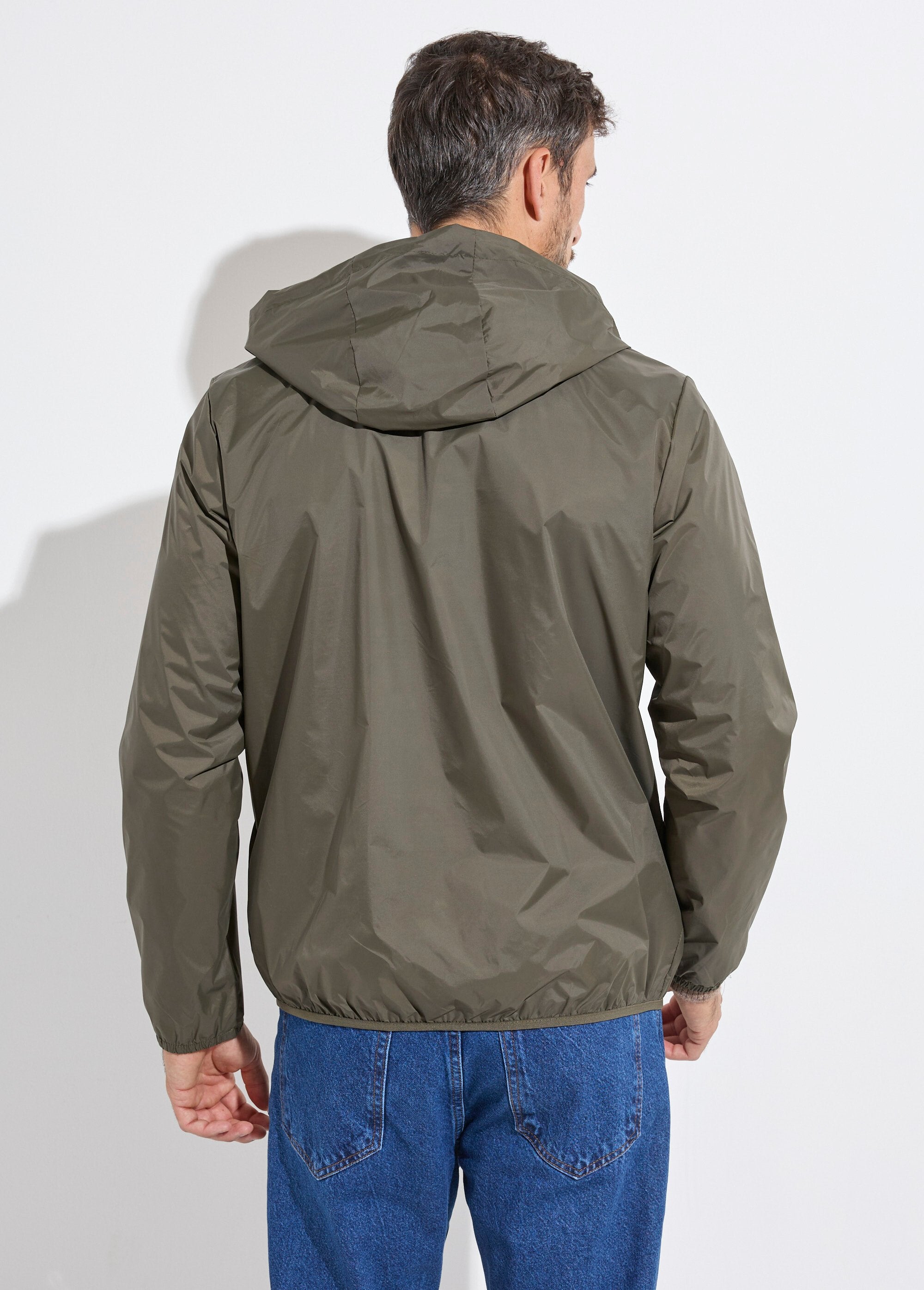 Parka_courte_déperlante_tendance_Kaki_DO1_slim