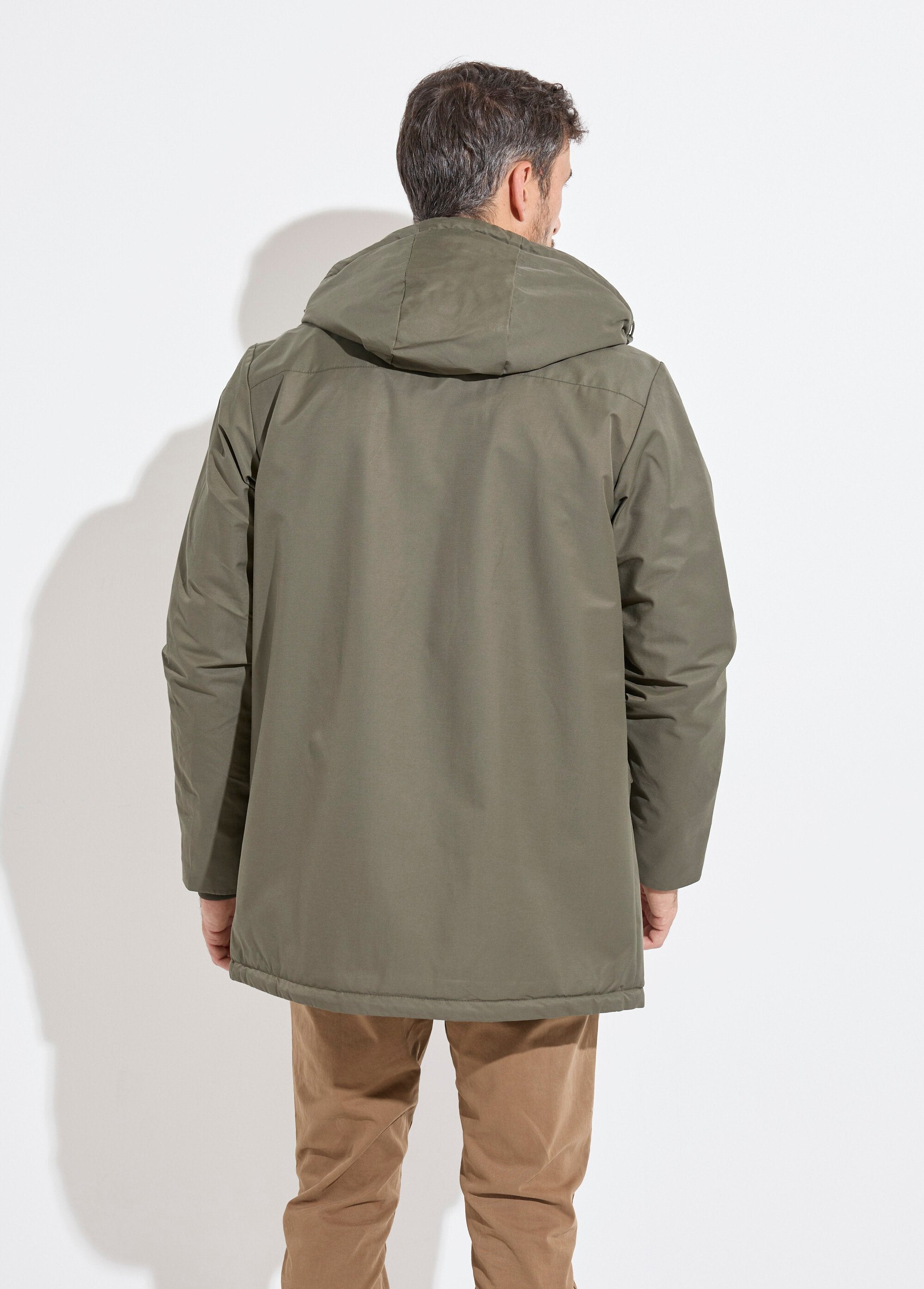 Parka_à_capuche_intérieur_fourrure_Kaki_DO1_slim