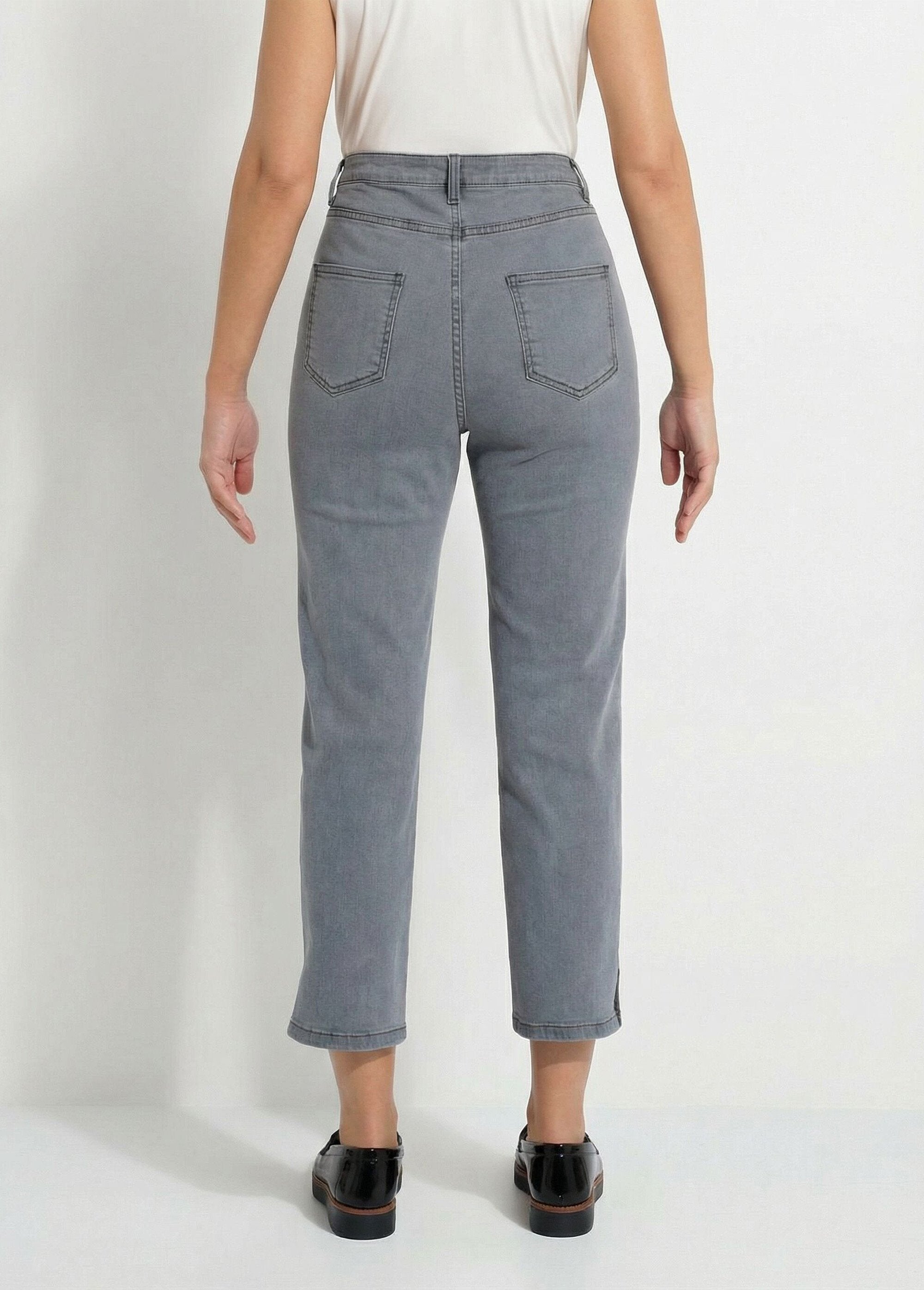 Jean_taille_haute_coupe_droite_7/8ème_Gris_DO1_slim