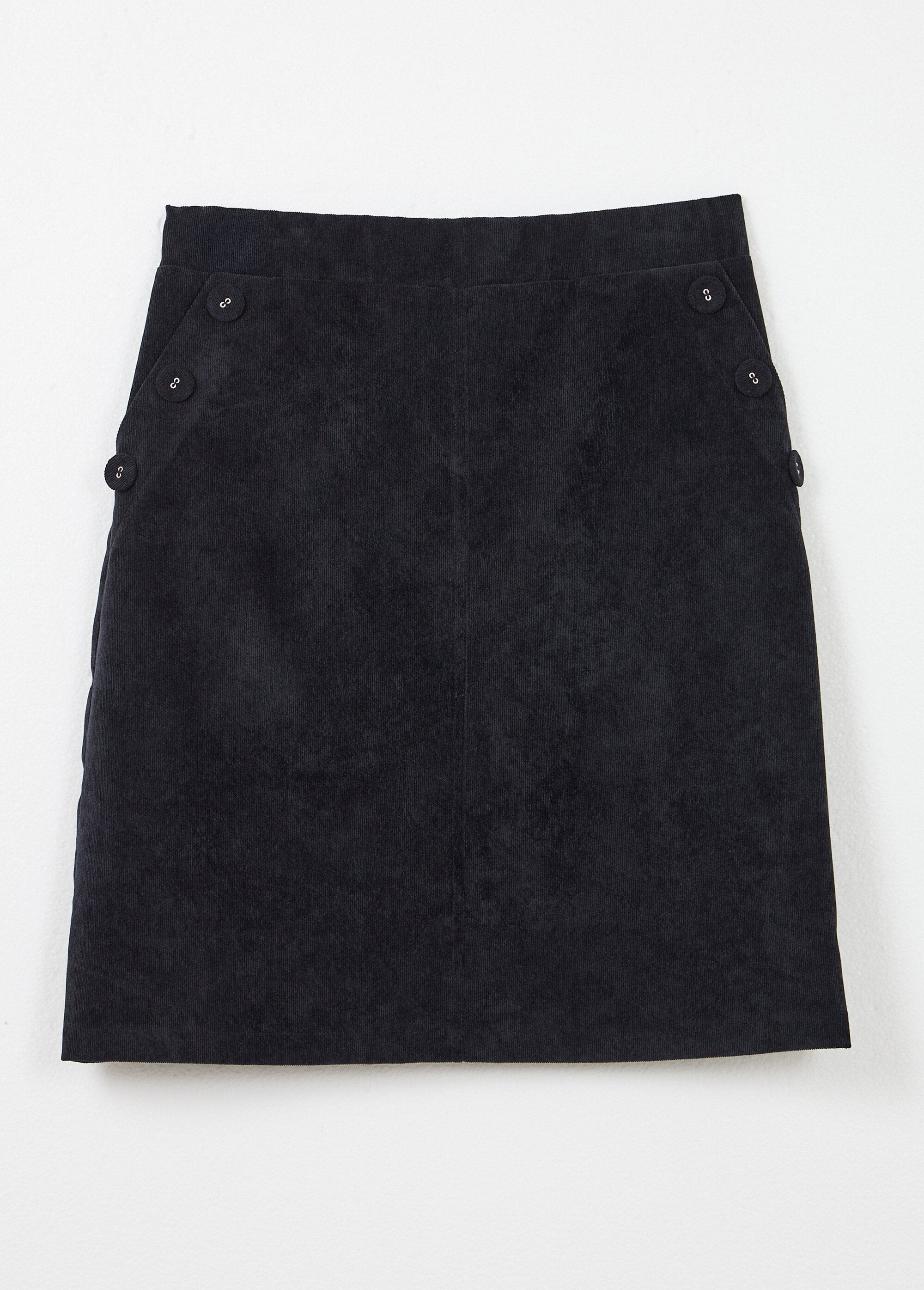 Short,_straight_corduroy_skirt_with_a_semi-elasticated_waistband_Black_AP1_slim