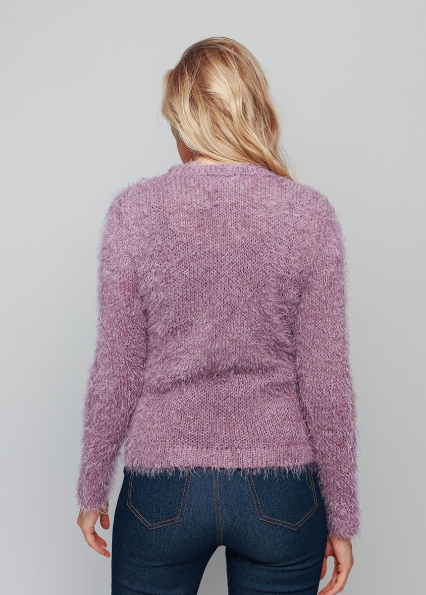 Short_hairy_effect_knit_bolero_cardigan_Parma_DO1_slim