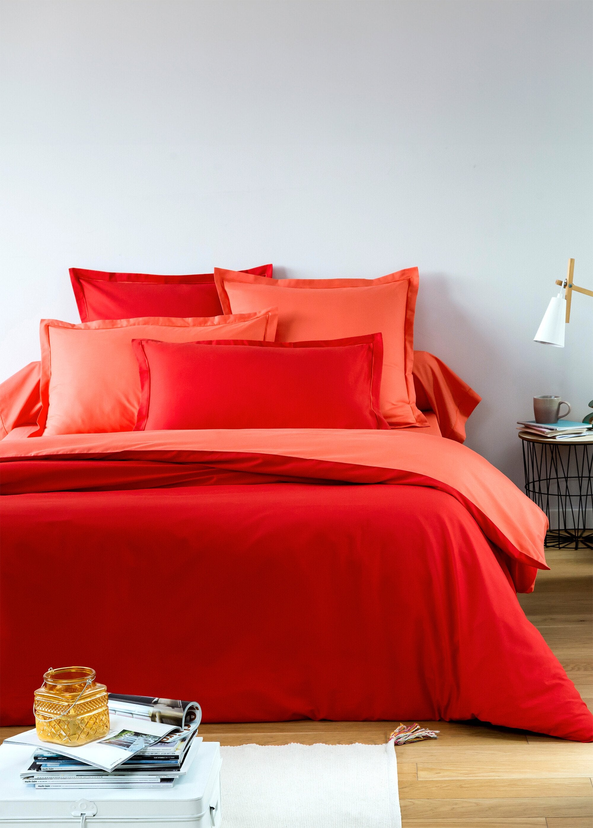 RELAX_plain_pure_cotton_fitted_sheet_Nasturtium_red_DE1_slim