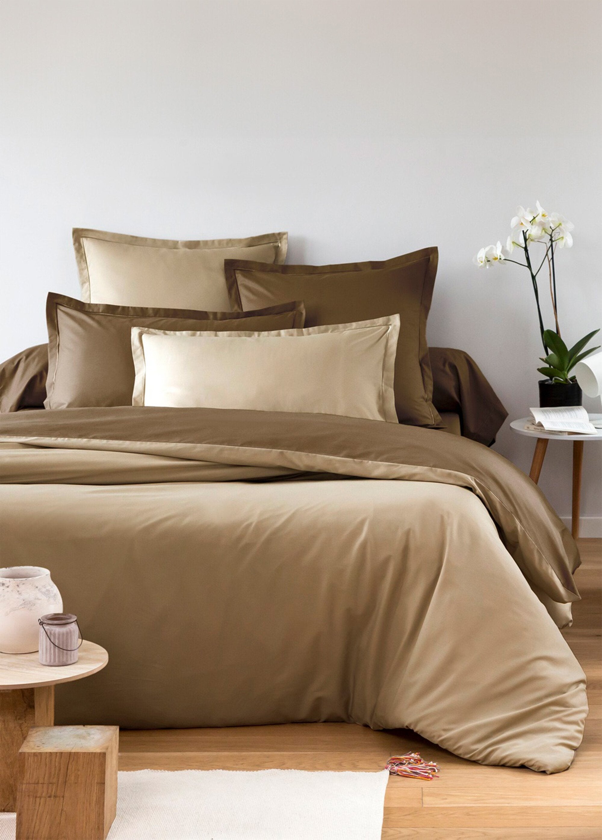 RELAX_plain_pure_cotton_flat_sheet_Taupe_brown_DE1_slim