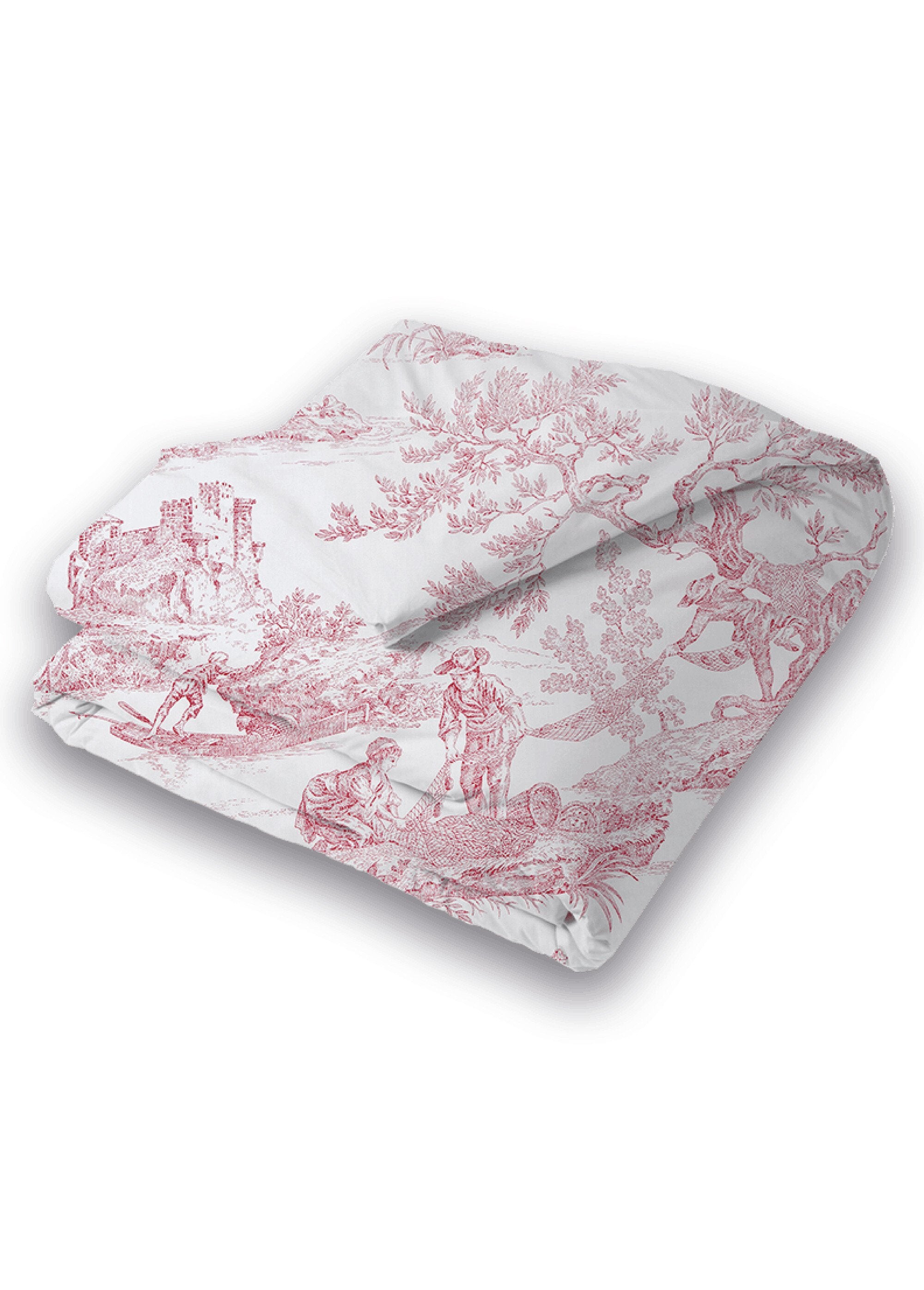 Toile_de_Jouy_percale_duvet_cover_Bordeaux_and_white_DE1_slim