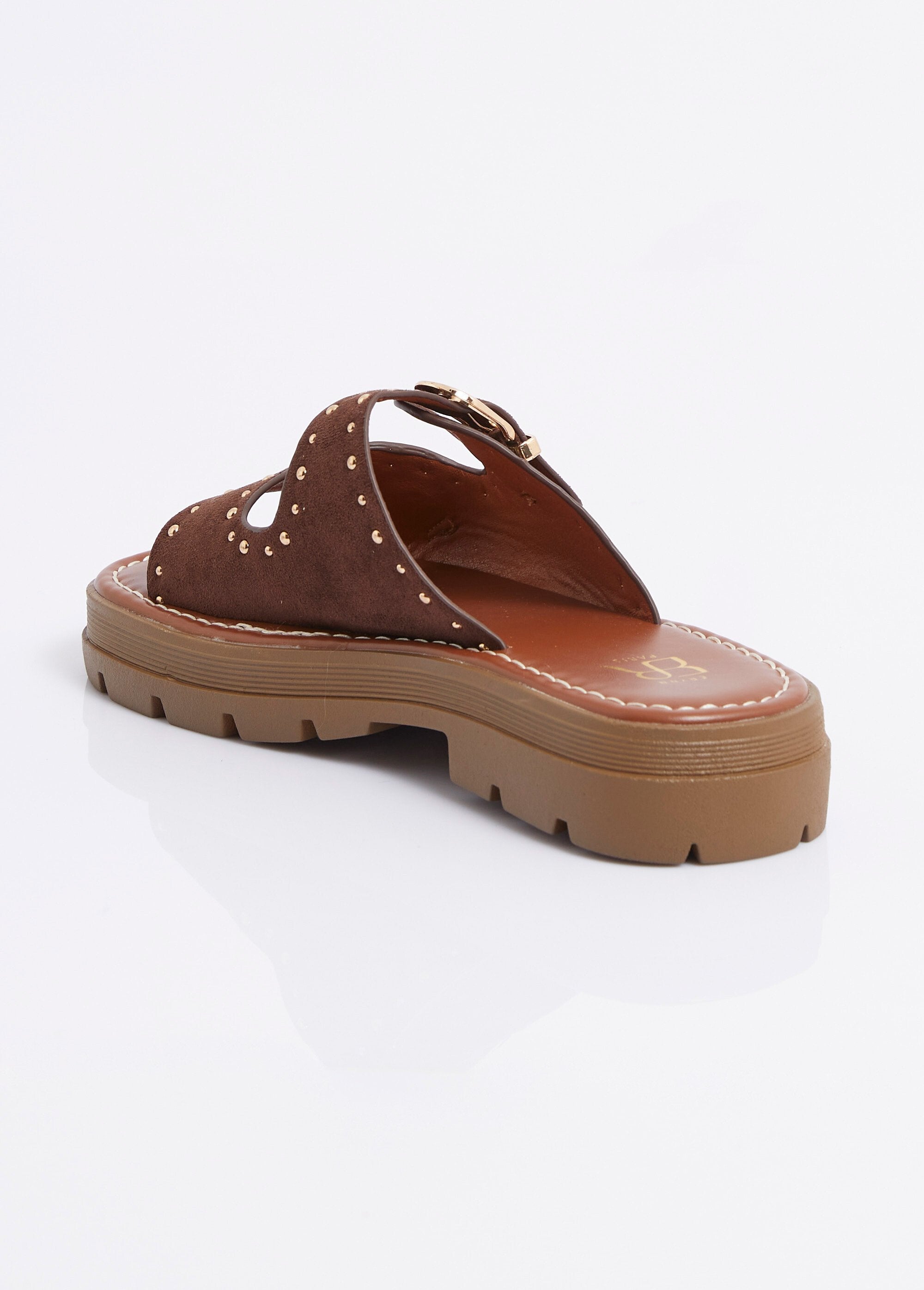 Studded_strap_mules,_notched_sole_Brown_DO1_slim