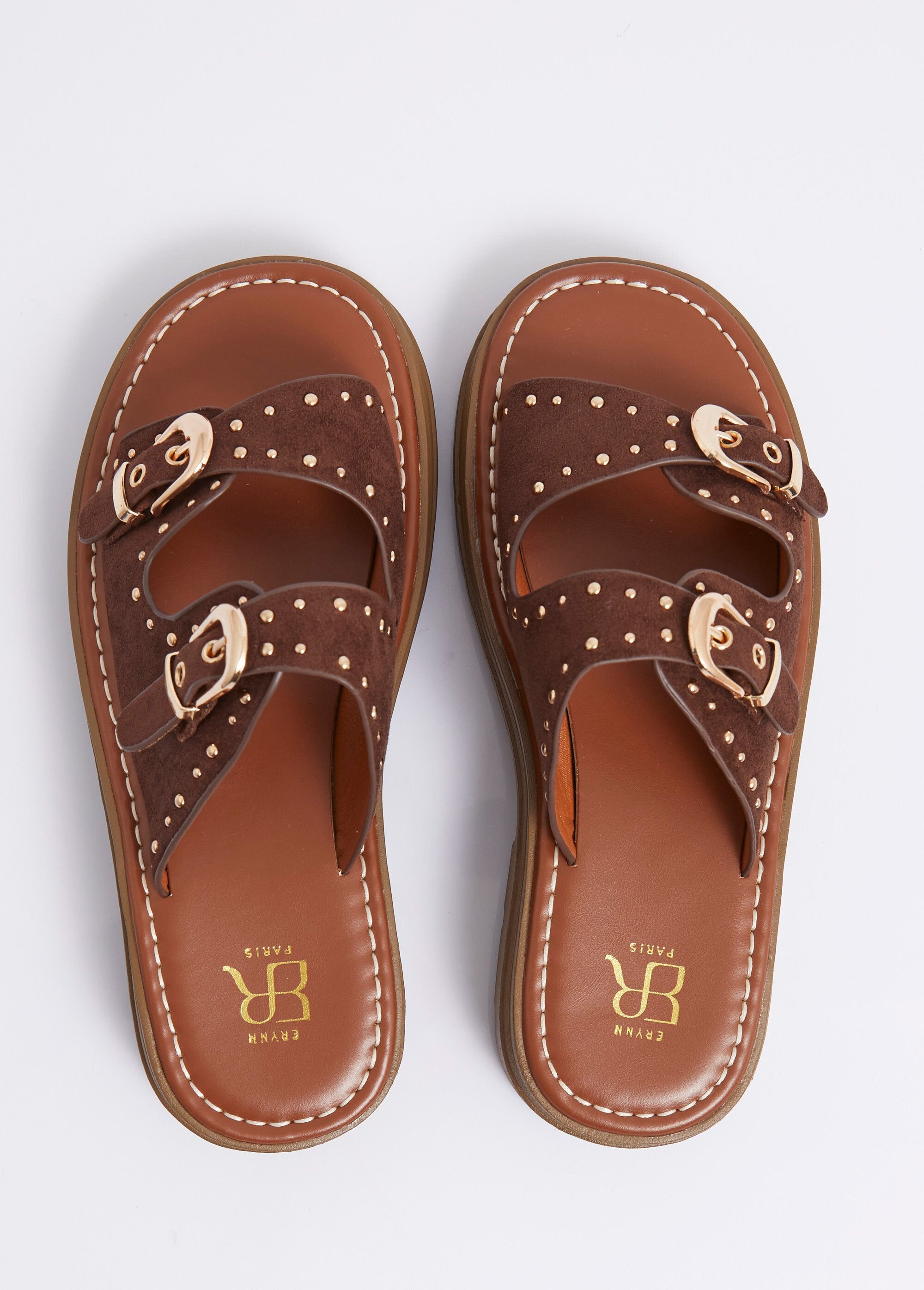 Studded_strap_mules,_notched_sole_Brown_OV1_slim