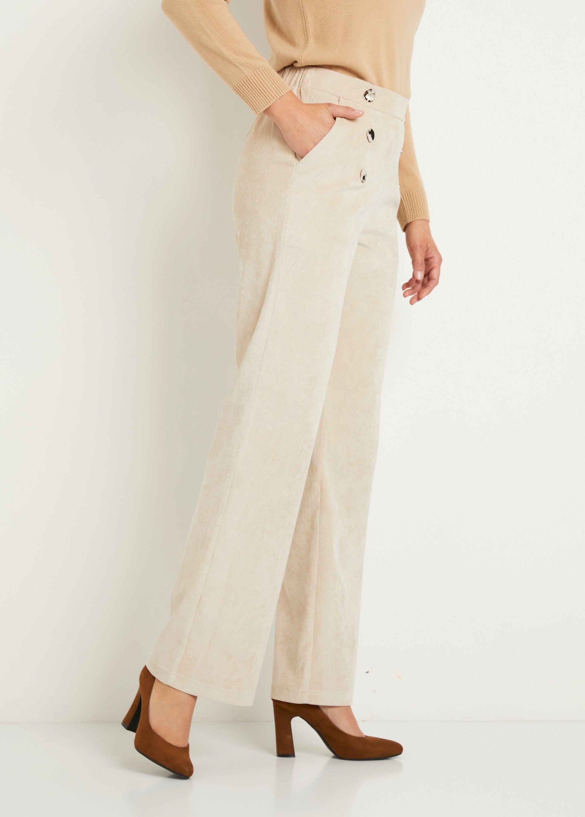 Wide-leg_velvet_pants_with_milleraies_bridge_effect_Beige_DR1_slim