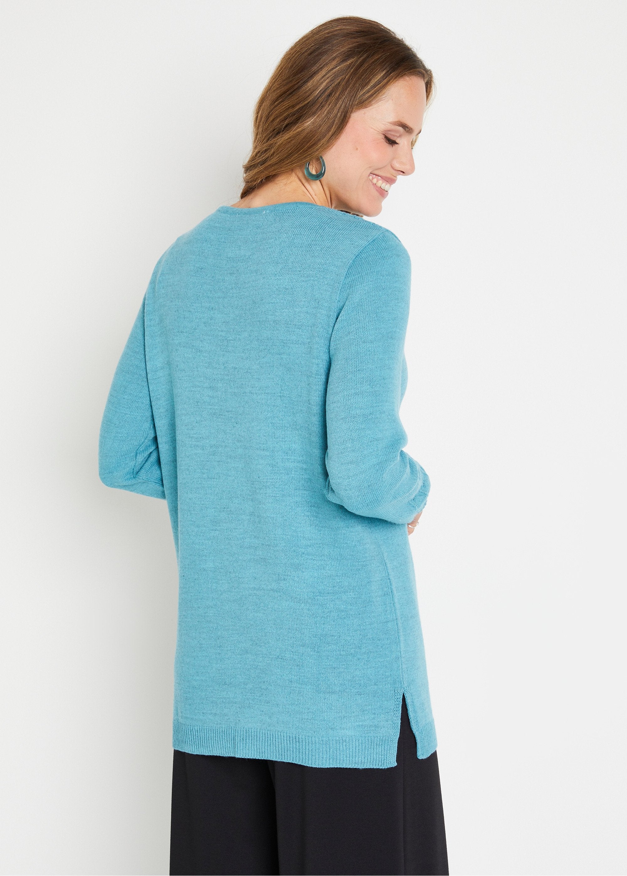 Mottled_openwork_round-neck_tunic_sweater_Aqua_DO1_slim