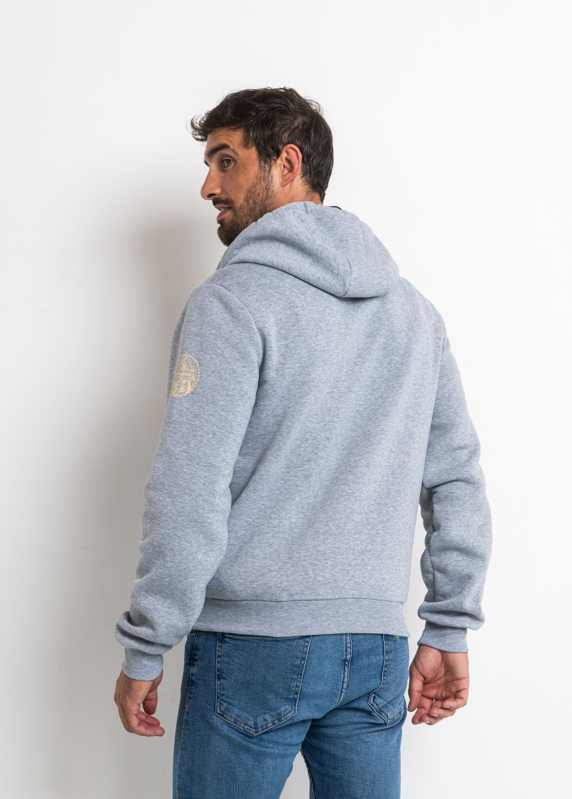 Kangaroo_pocket_zipped_hoodie_Gray_and_navy_DO2_slim