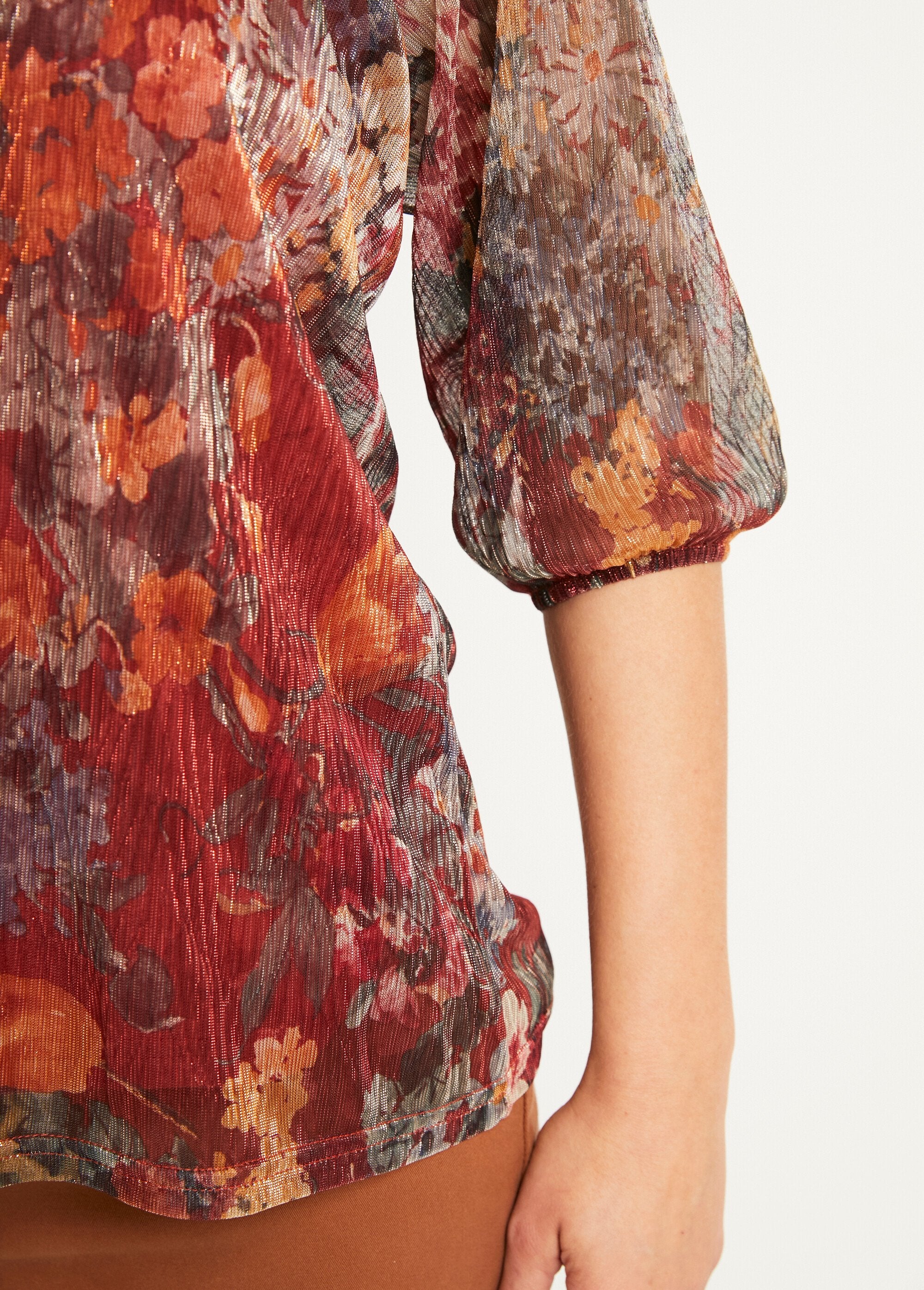 Printed_pleated_mesh_flared_top_with_lining_Copper_print_DE2_slim