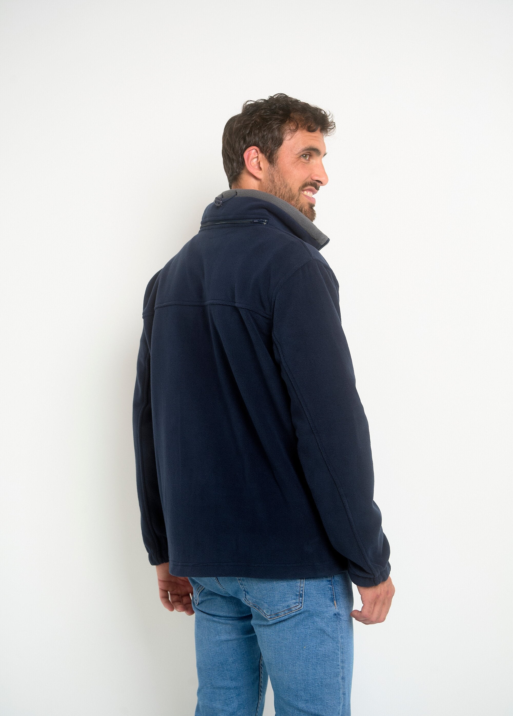 Fleece_hooded_zip_jacket_Marine_DO1_slim