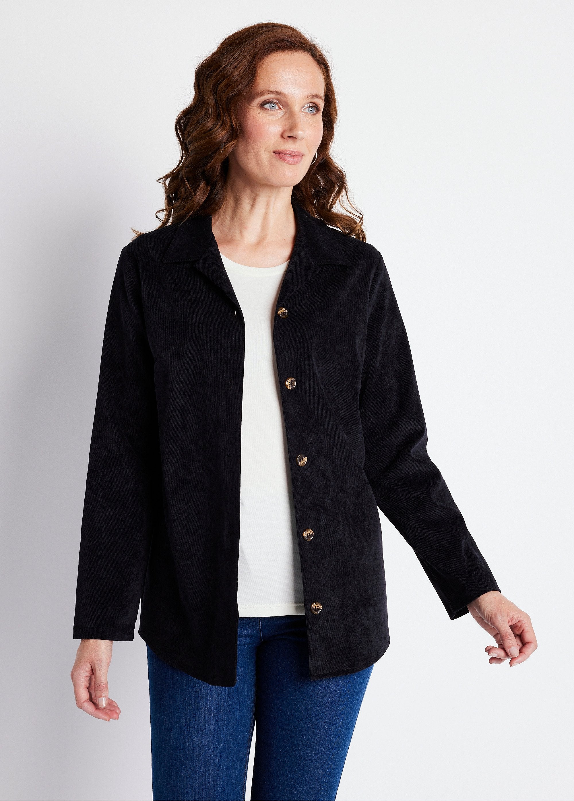 Milleraies_velvet_overshirt_jacket_with_tailored_collar_Black_FA1_slim